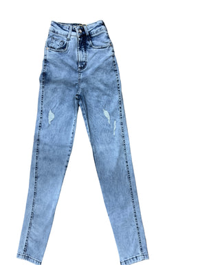 Calça Gamatop Botão C/Detalhe Quadriculado