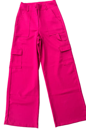 Calça Cargo Pantalona Alfaiataria