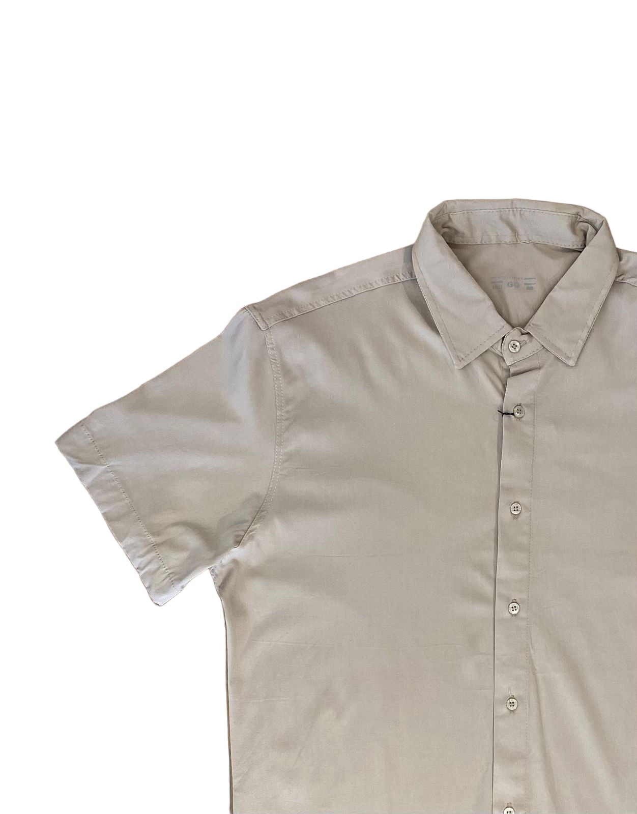 Camisa Social Masc Manga Curta Lycra 10723