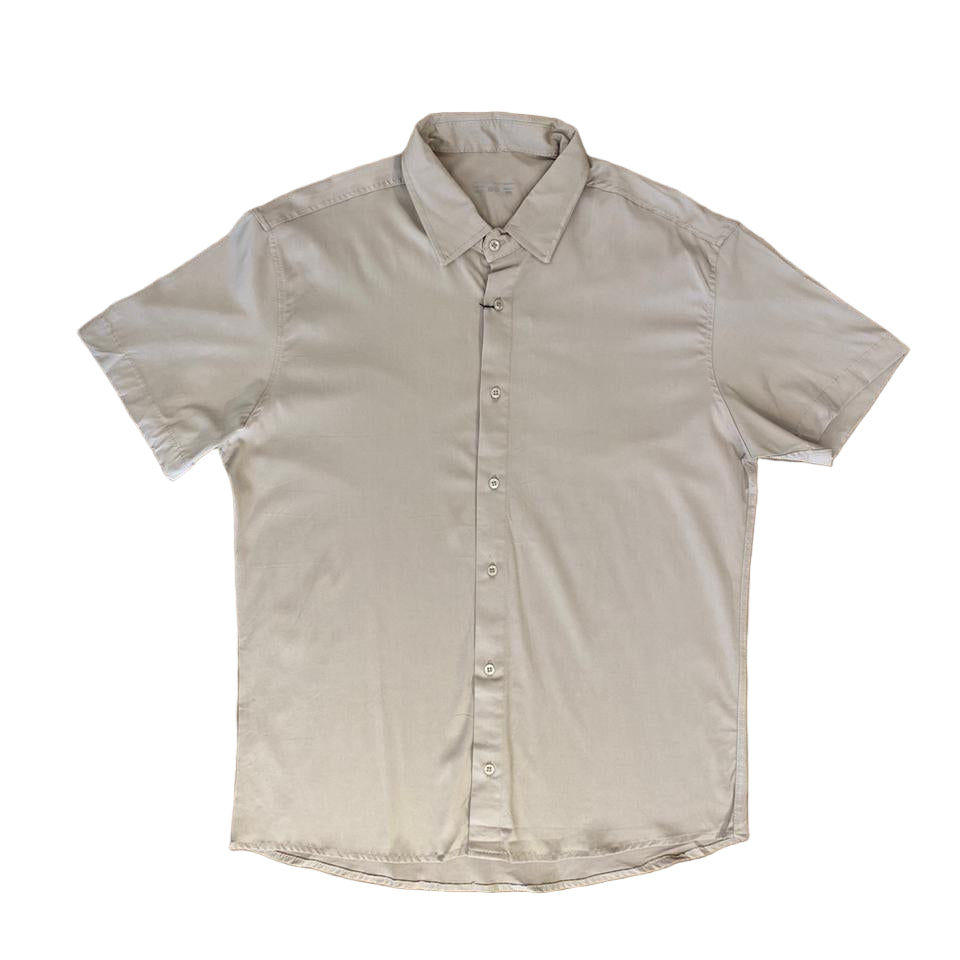 Camisa Social Masc Manga Curta Lycra 10723