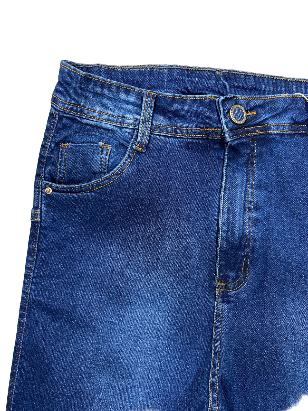 Calça GTop Skinny Botão Azul