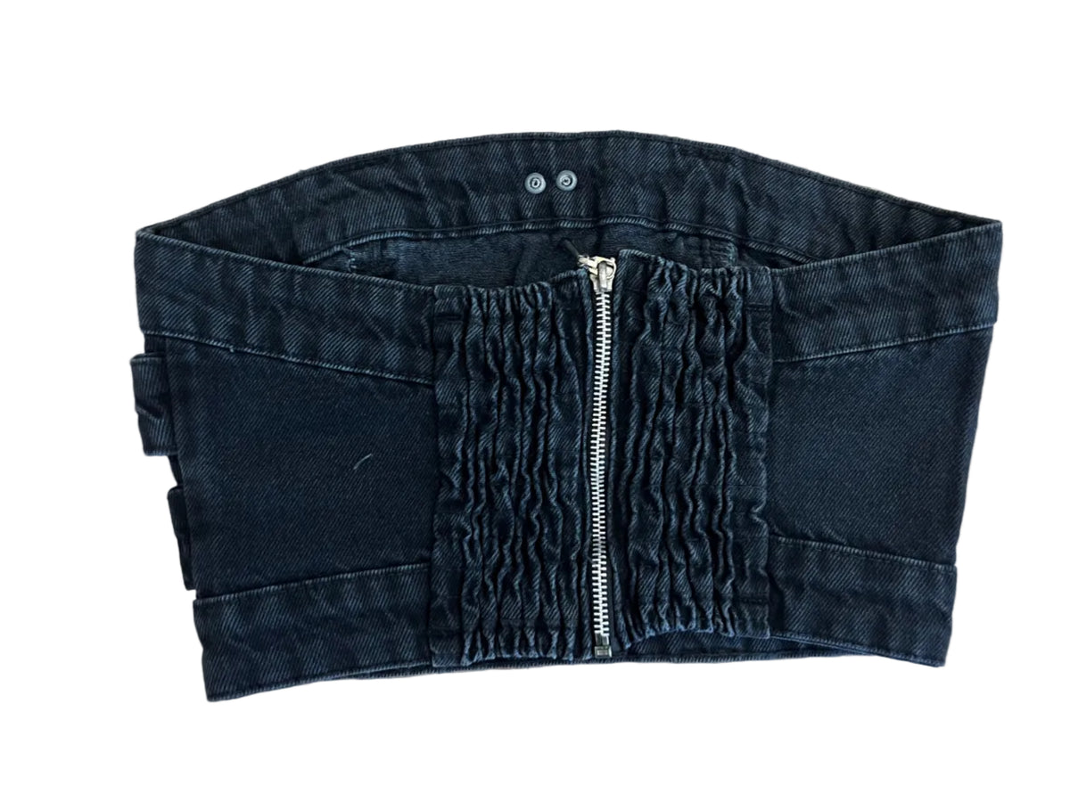 Cropped Jeans Botão LaPana