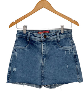 Short Saia Blogueirinha Jeans 373