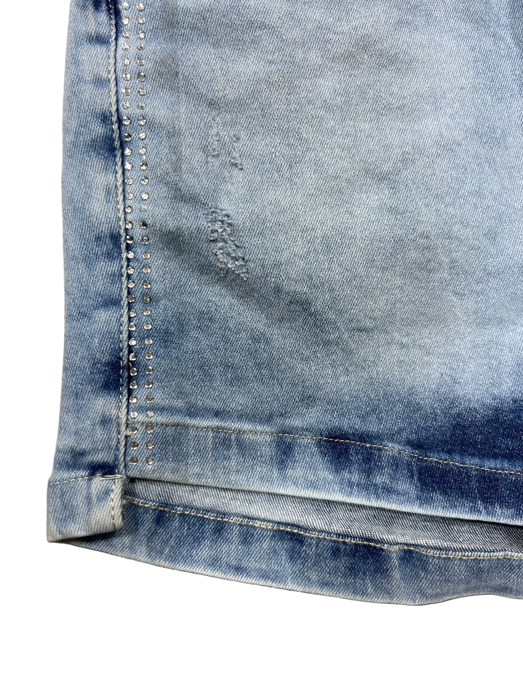 Short 23 Graus Detalhe Lateral em Strass 5514 (9567)