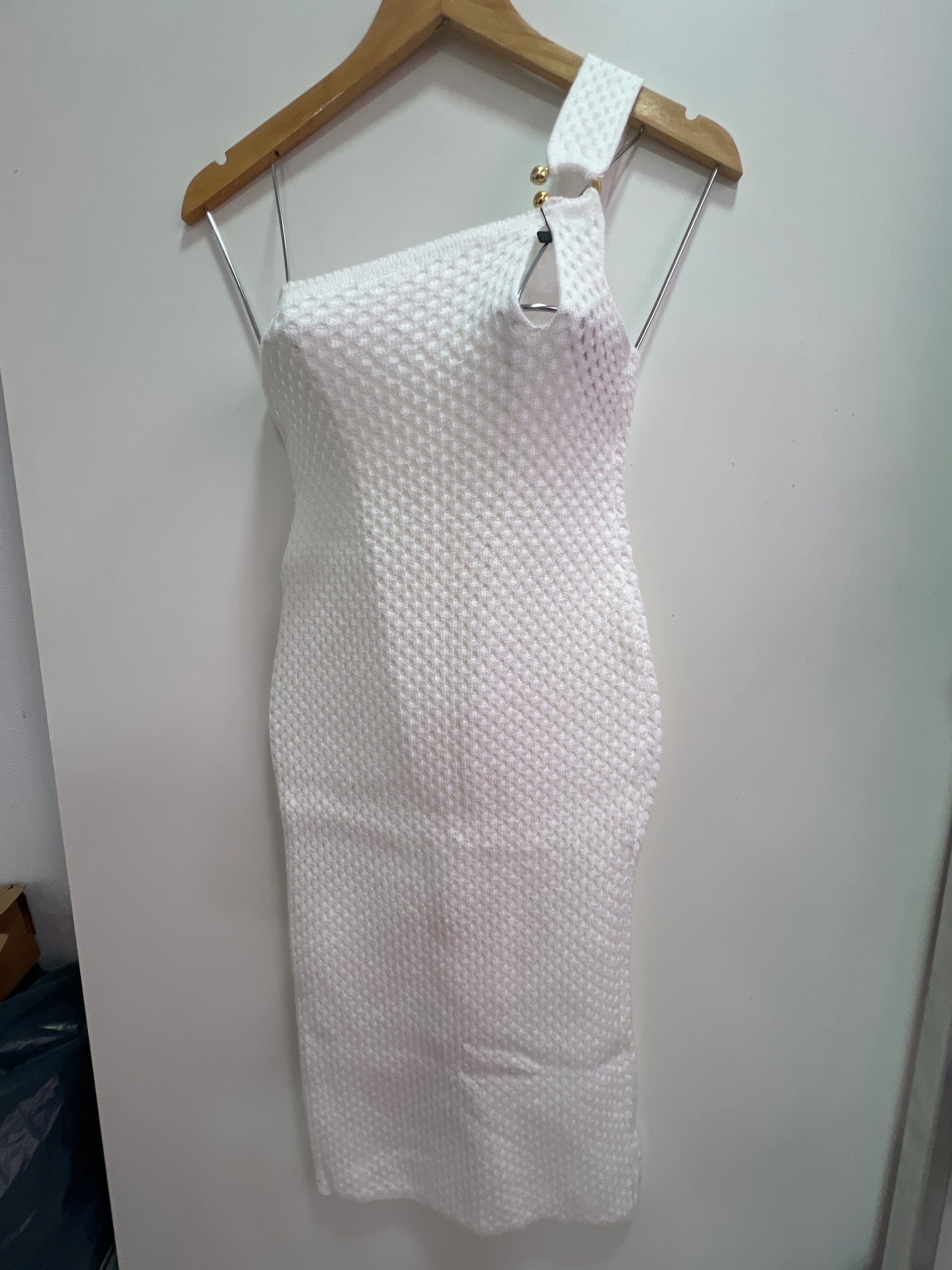 Vestido Tricot Alça Única