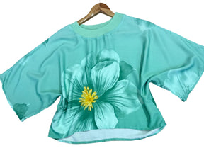 Cropped T-shirt Estampado