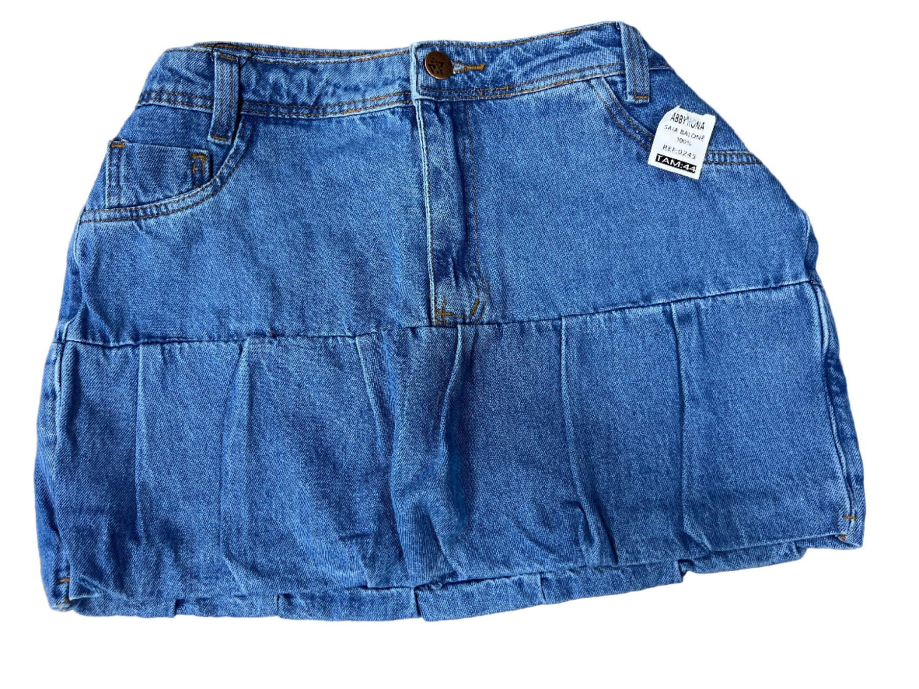 Saia Balonê Jeans 10186