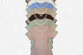 Blusa bordada D50129#