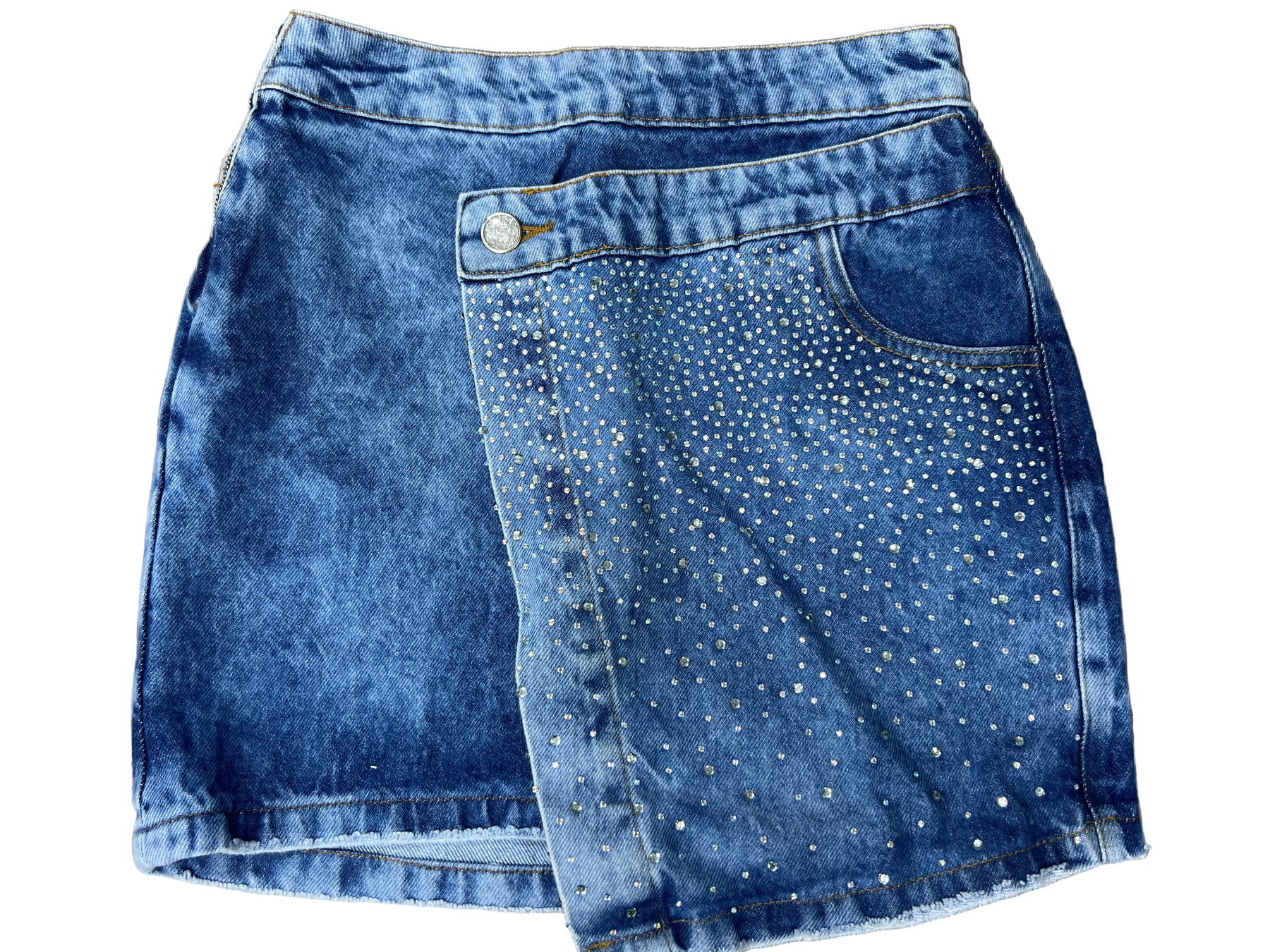 Saia PPink Strass Envelope Jeans 9522