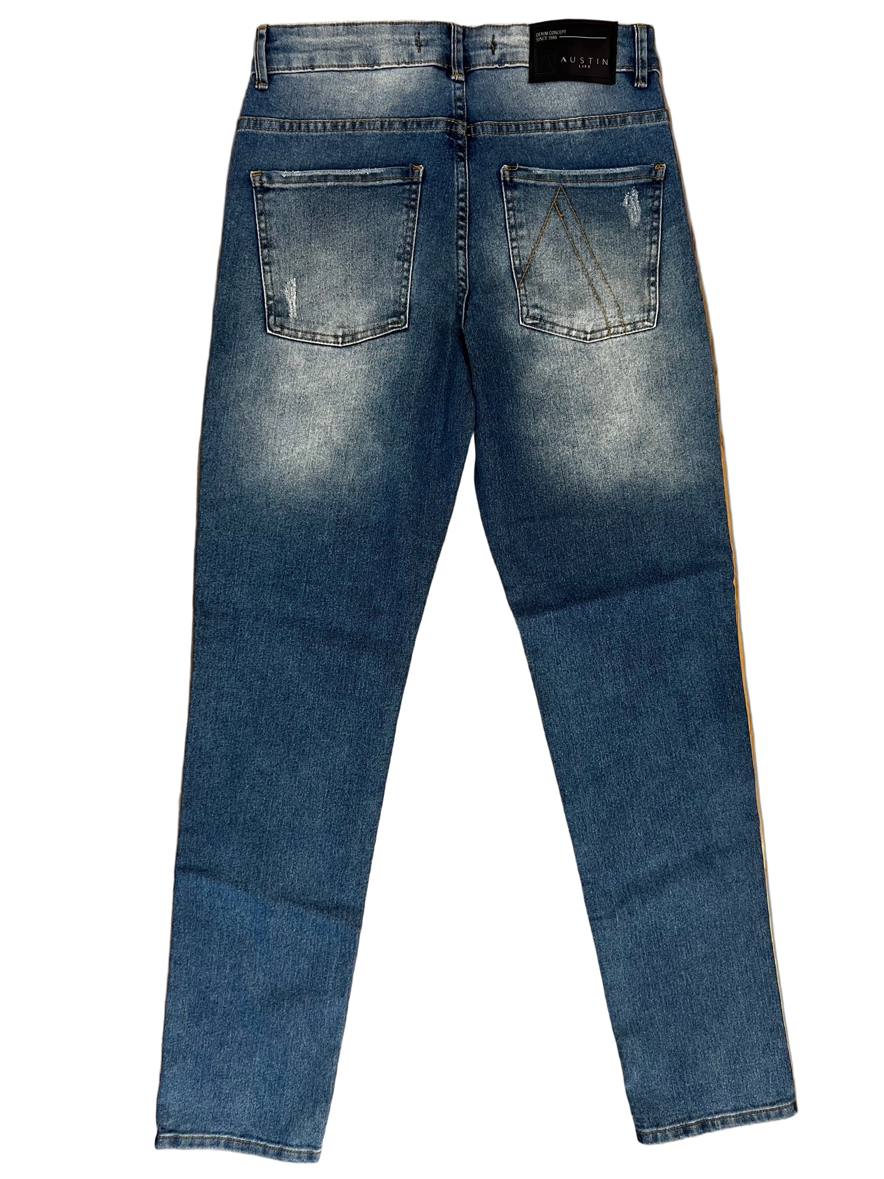Calça LY Jeans Sarja Skinny