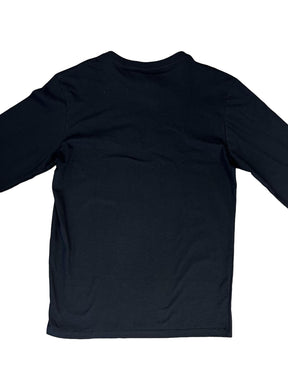 Camisa Qolo Manga Longa Preta