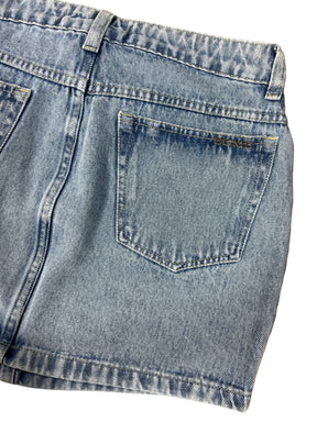 Saia Edme Strass Jeans 8237