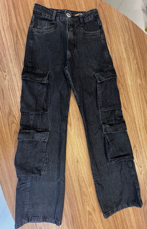 Calça Cargo Dama com Bolso Duplo