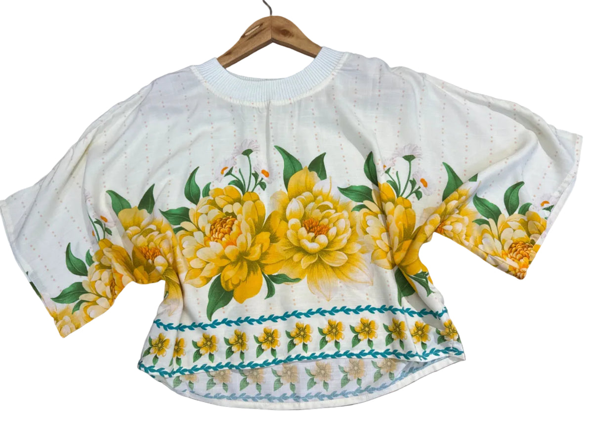 Cropped T-shirt Estampado