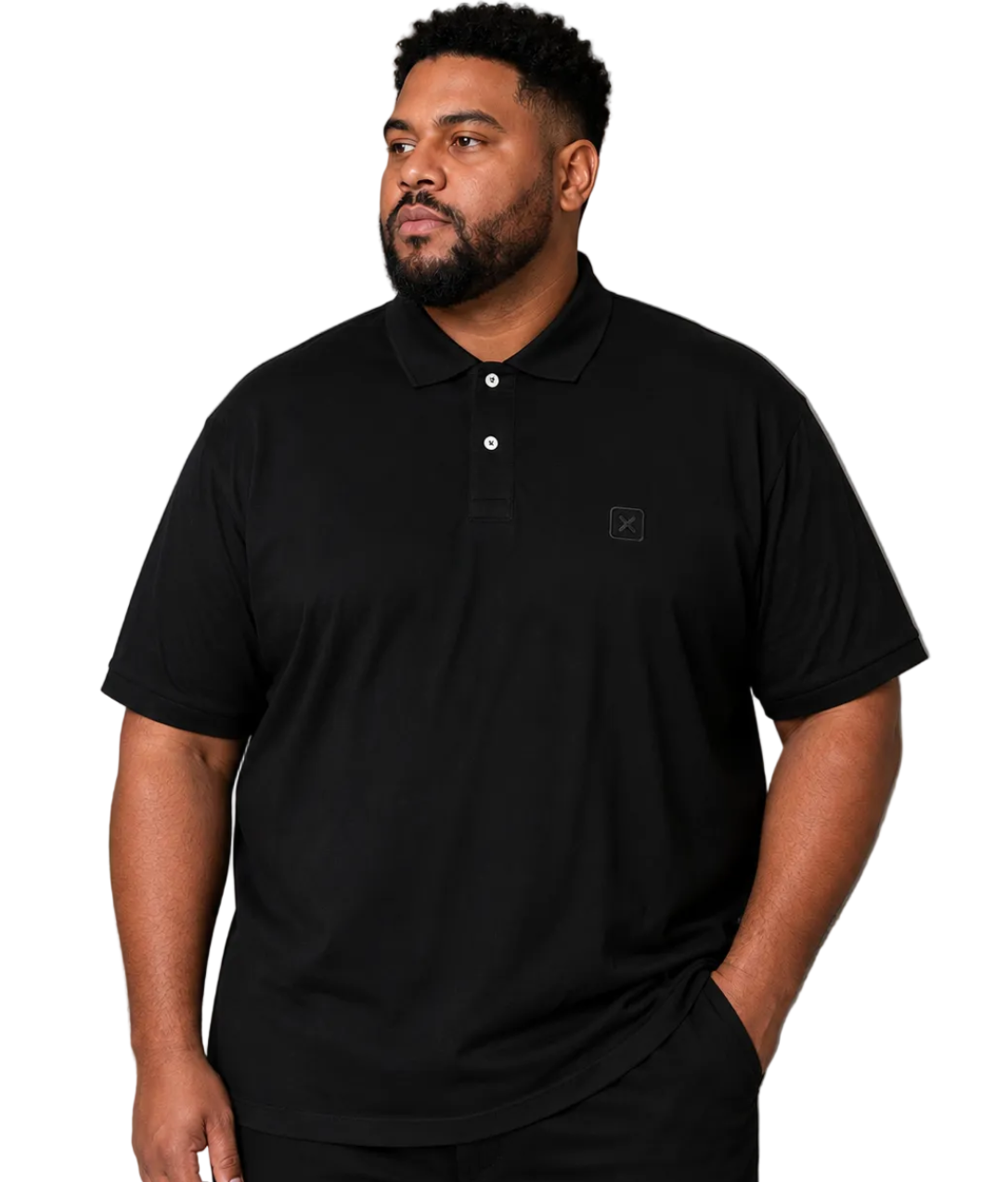 Polo TXC Plus Bordado 6337P Preto