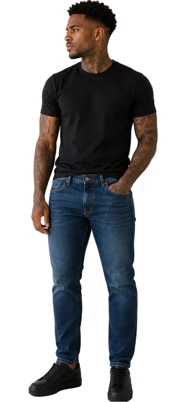 Calça Slim Blss 60916 Jeans escuro