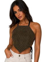 Cropped Triangular Brilho
