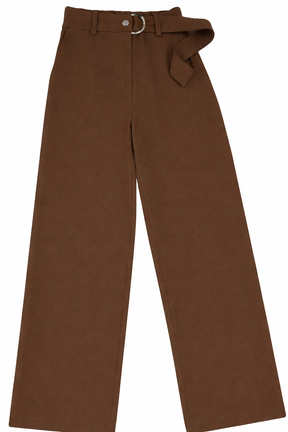 Calça em Linho Fivela