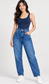 Calça mom elástico Replex