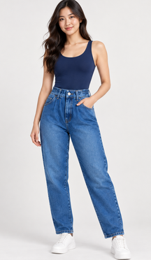 Calça mom elástico Replex