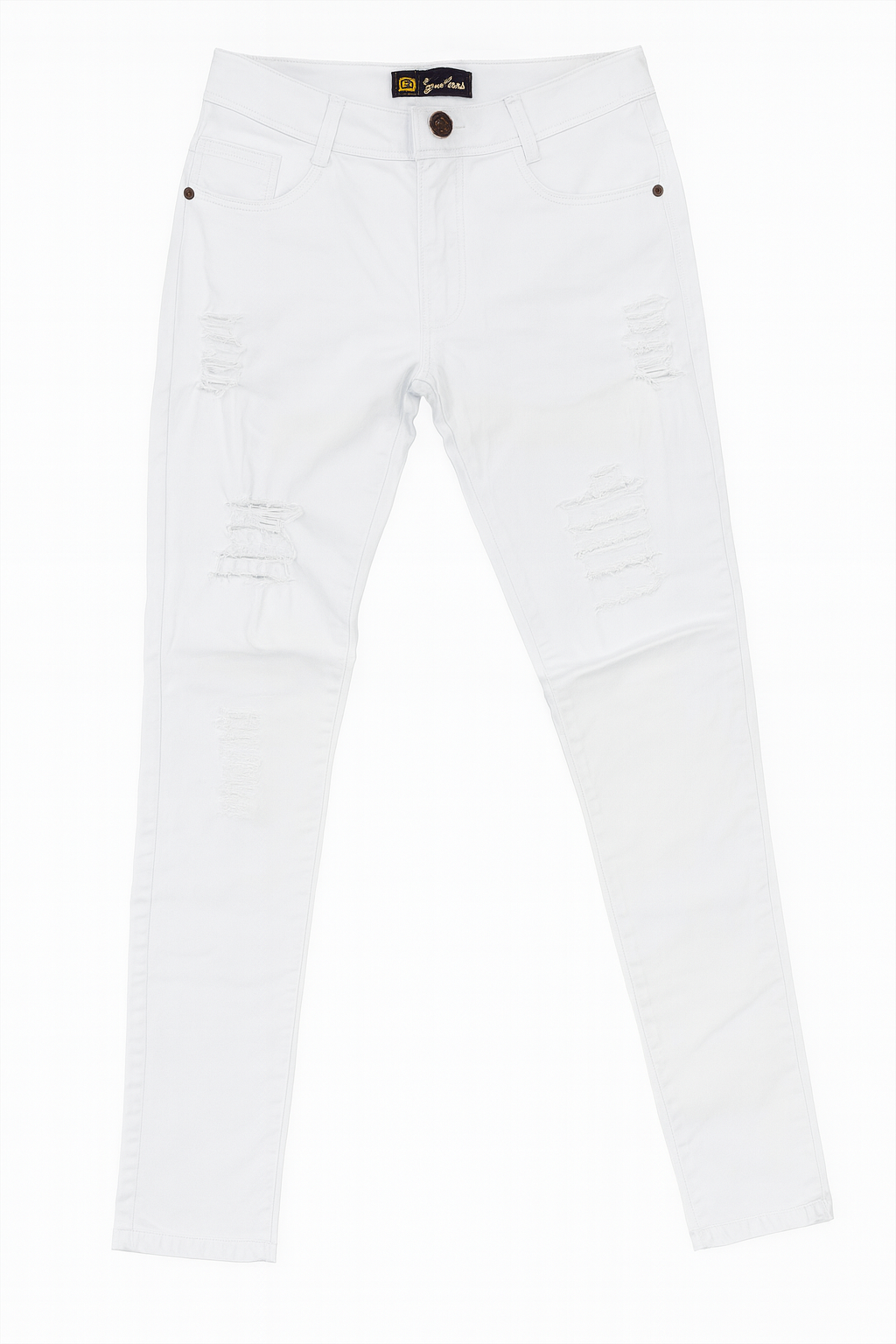 Calça Transvest Destroyed Branca