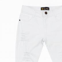 Calça Transvest Destroyed Branca