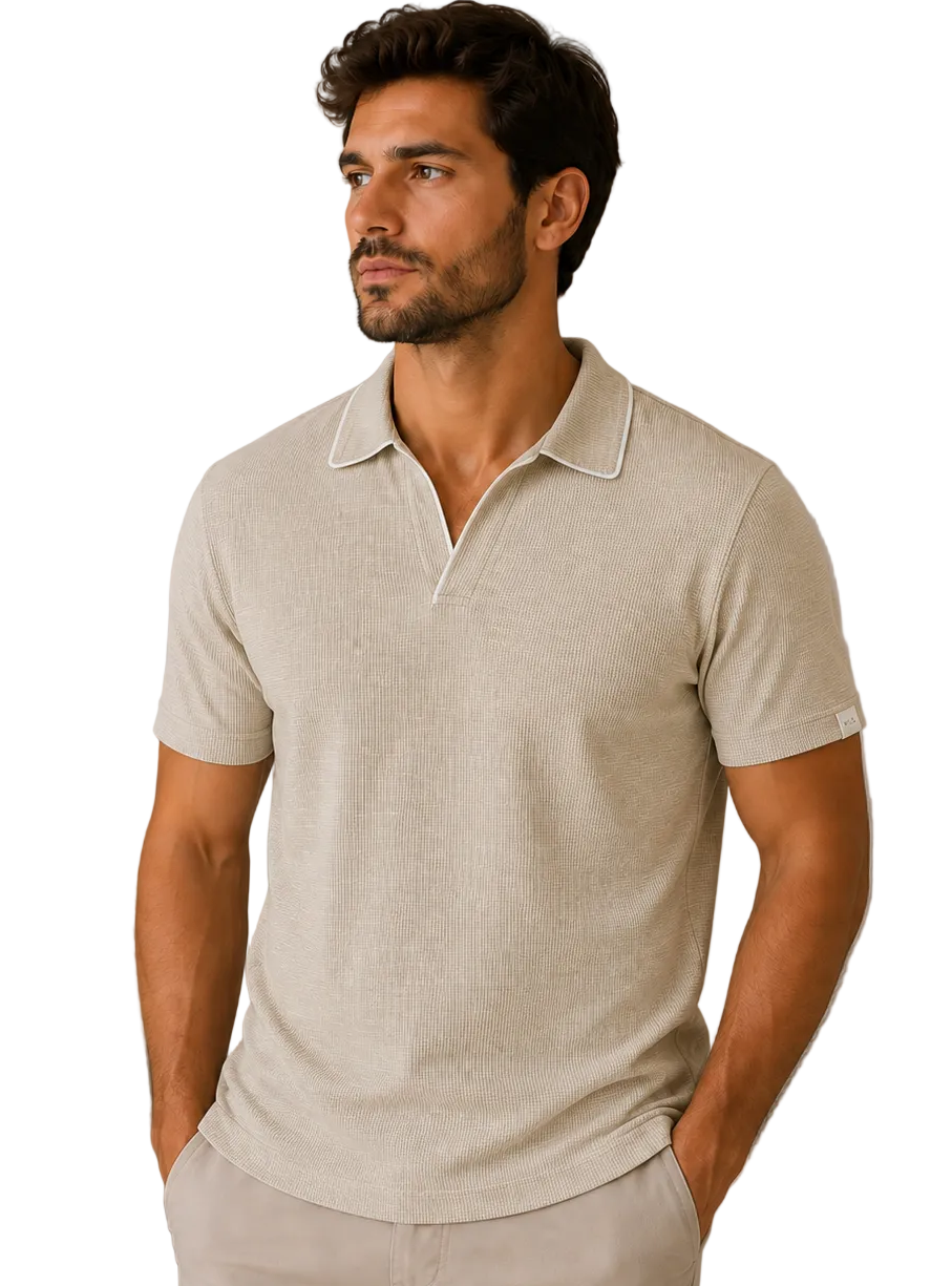 Austin Life Polo  Masculina Sem Botões