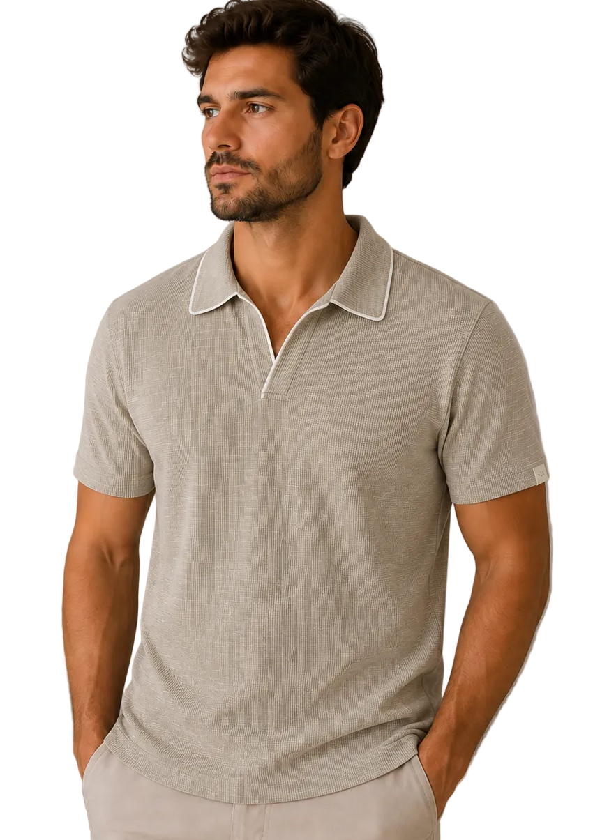 Austin Life Polo  Masculina Sem Botões