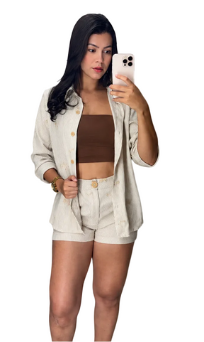 Conjunto Short bordado