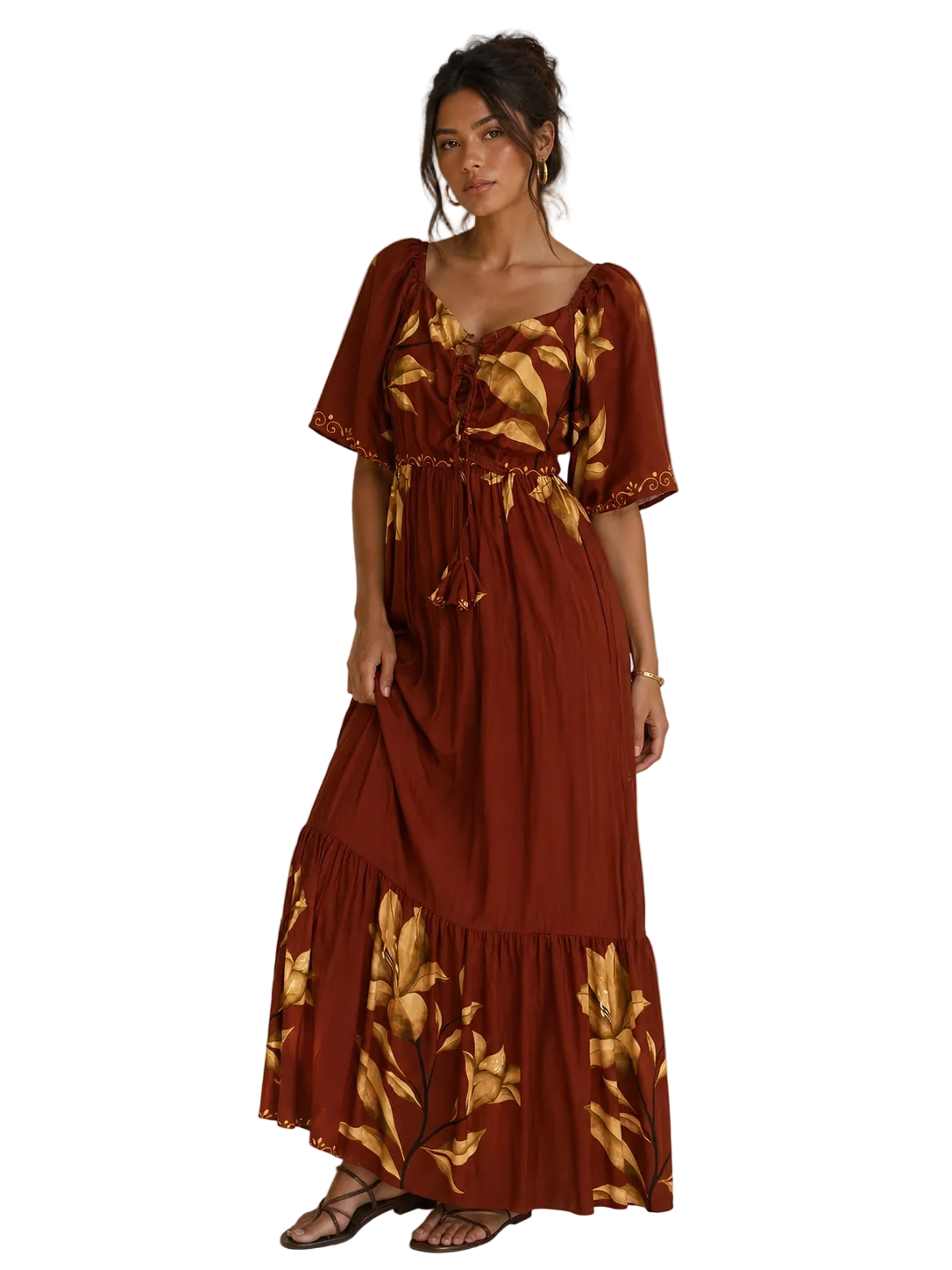 Vestido puxador M/C
