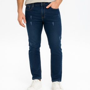 Calça Black Vip Azul Escuro Destroyed