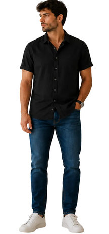 Camisa Hefz social M Curta-01 8333