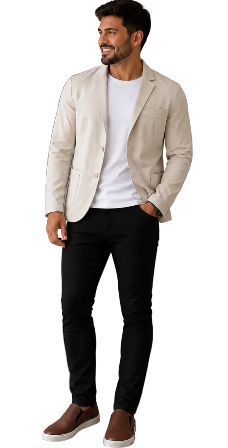Calça Social Sarja Século XXI 10498