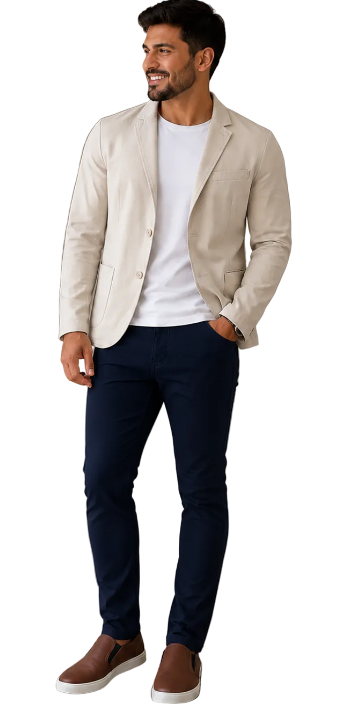 Calça Social Sarja Século XXI 10498