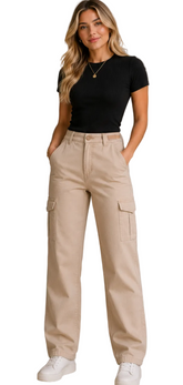 Calça Majurapp Cargo Bege 10729