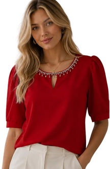 Blusa Manga Princesa Dom Fashion 790