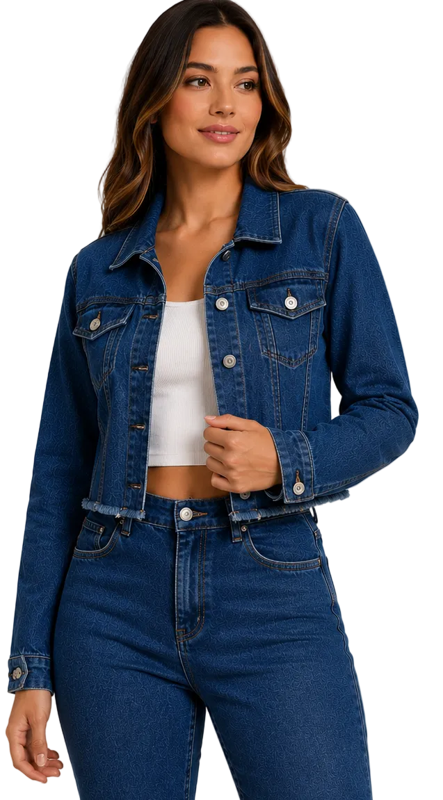 Jaqueta fem jeans