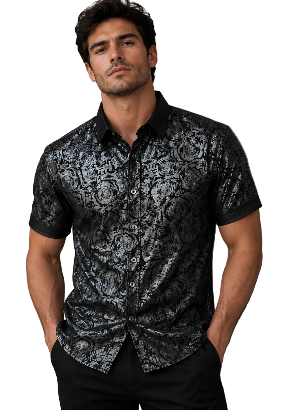 Camisa Est Preta M/C