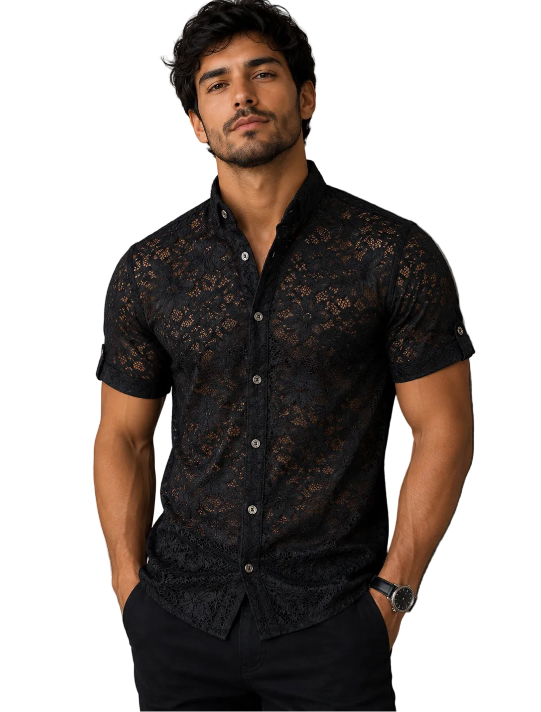 Camisa Renda M/C