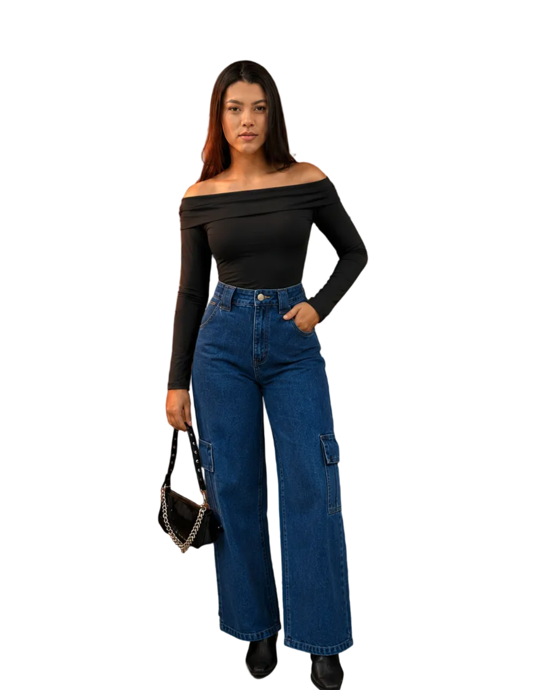 Wide Leg Sabrre Botão Rose