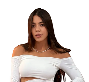 Colar gargantilha de brilho