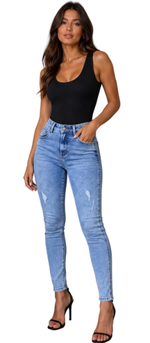 Calça Gamatop Botão C/Detalhe Quadriculado
