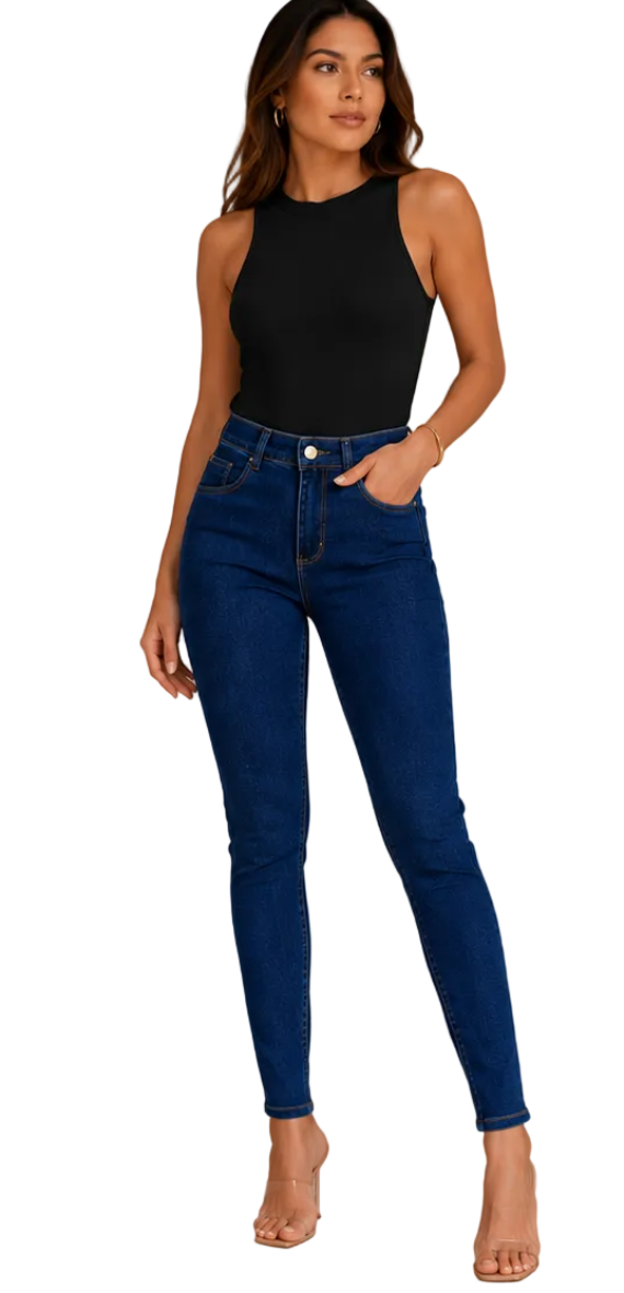 Calça skinny seledif