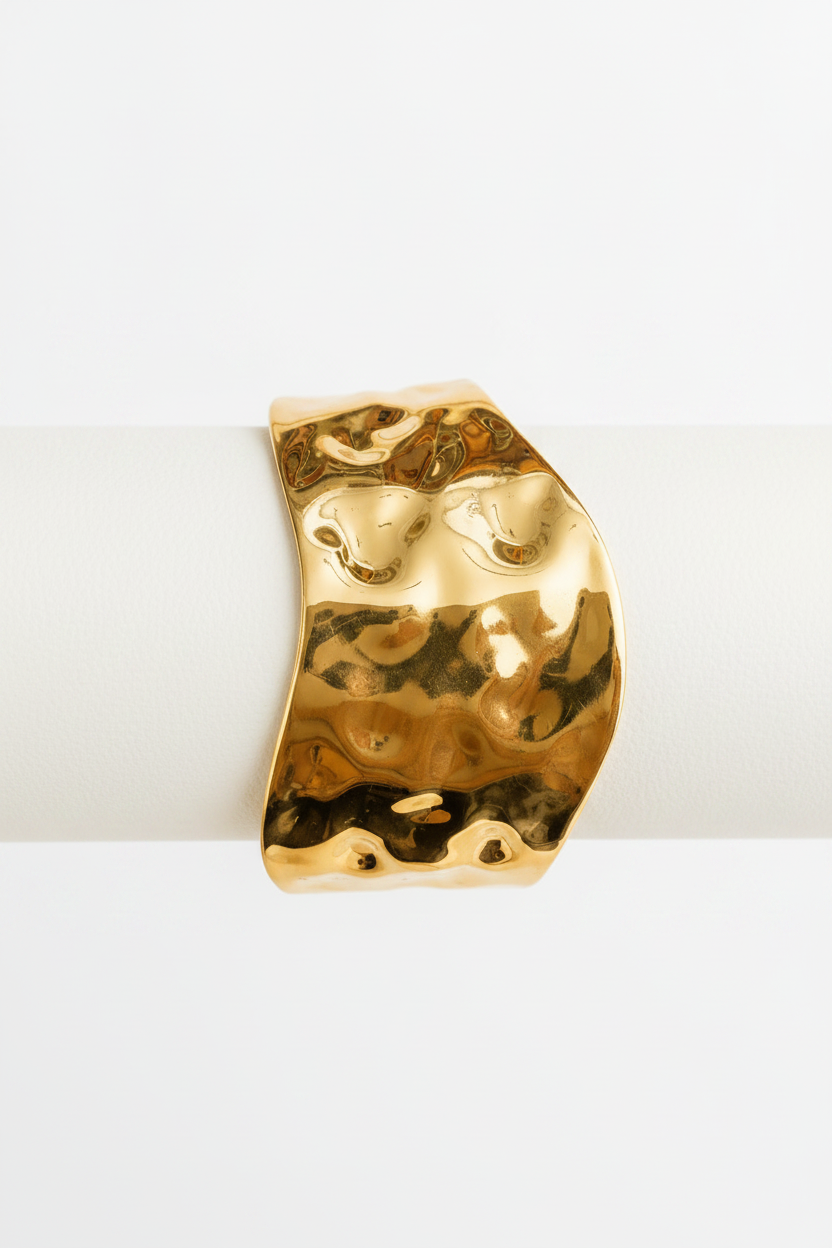 Bracelete aberto orgânico