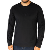 Camisa Qolo Manga Longa Preta