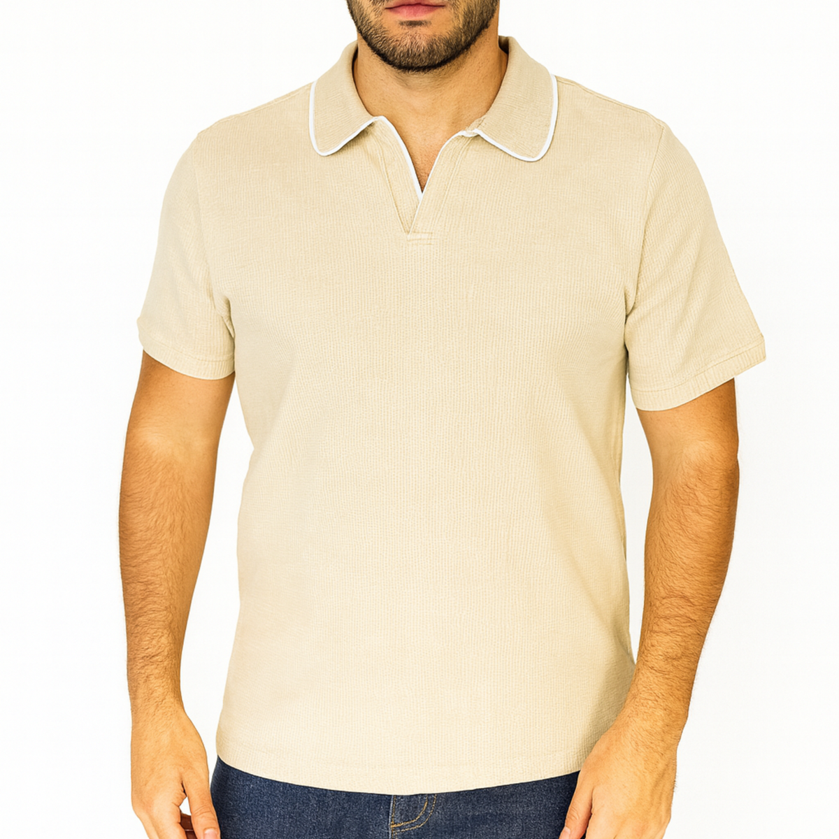 Austin Life Polo  Masculina Sem Botões