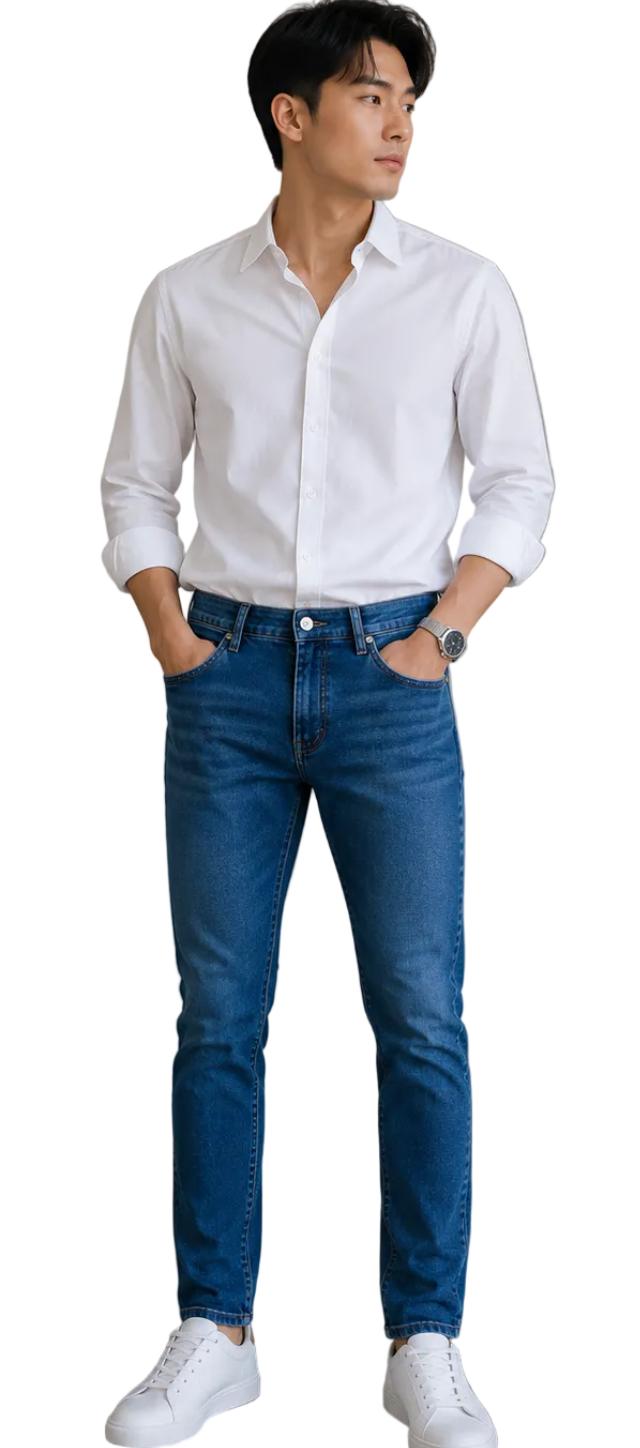 Calça Jeans Masc TXC Bordada 18303