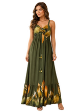 Vestido Estamp. Longo puxador