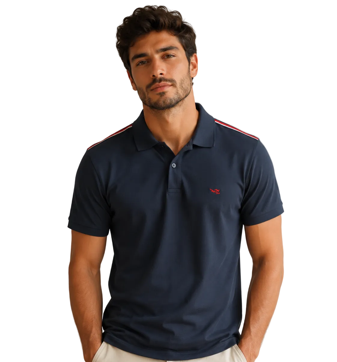 Camisa Polo Peitilho Piquet Duplo FBR 18065