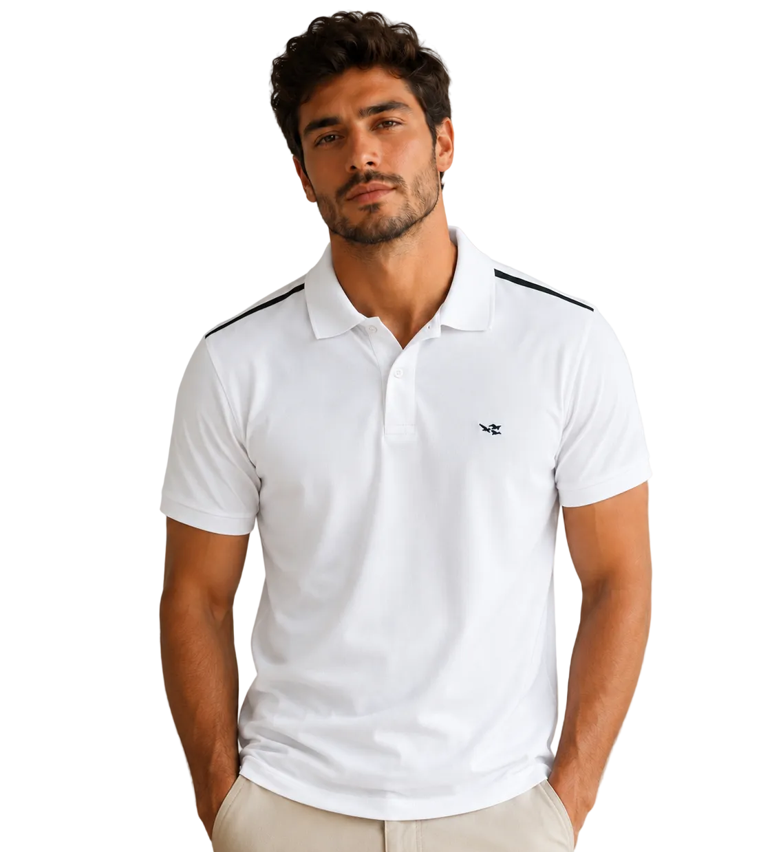 Camisa Polo Peitilho Piquet Duplo FBR 18065